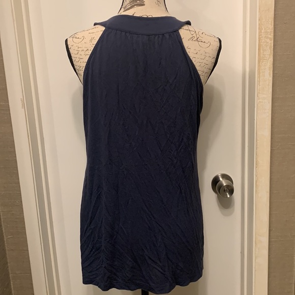 Willi Wear Size Small Blue Halter with Sequins - Picture 6 of 9